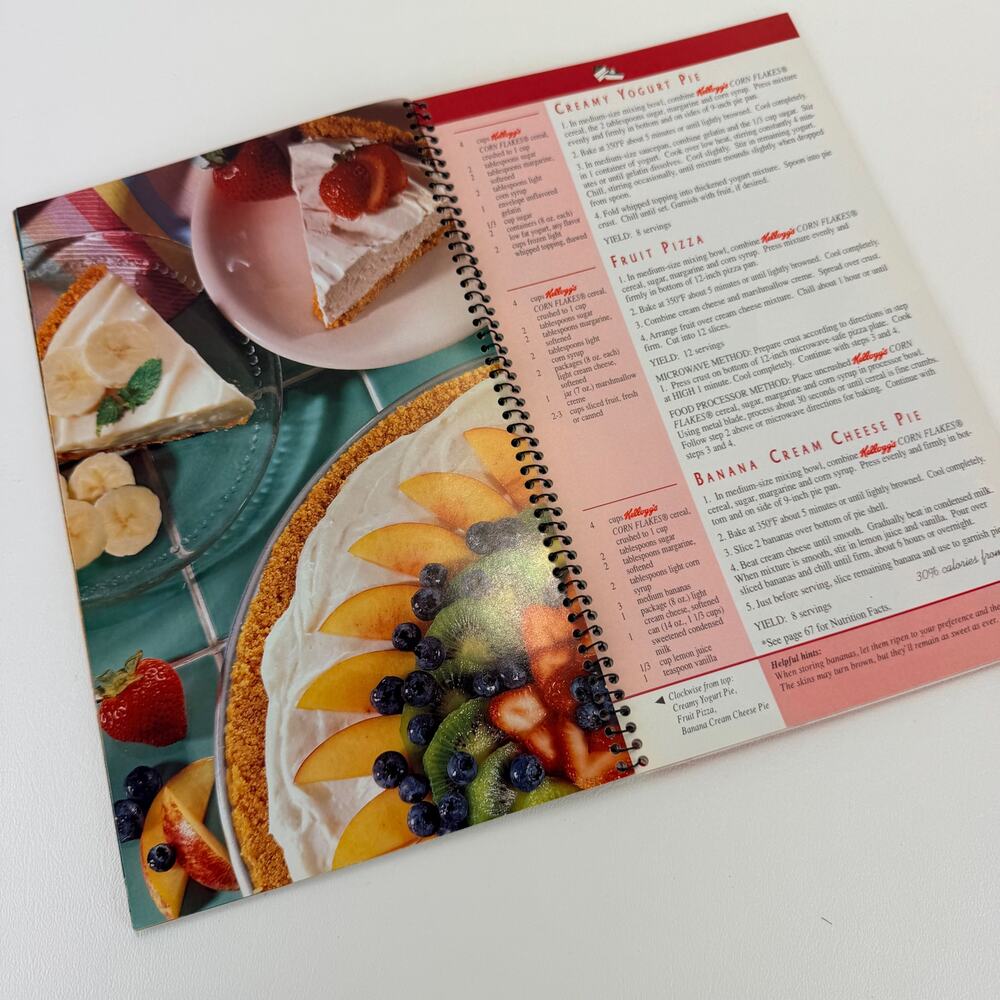 Kellogg's Corn Flakes Cereal Recipe Collection 1995 Color Photos Nice Condition‎ - Picture 5 of 12